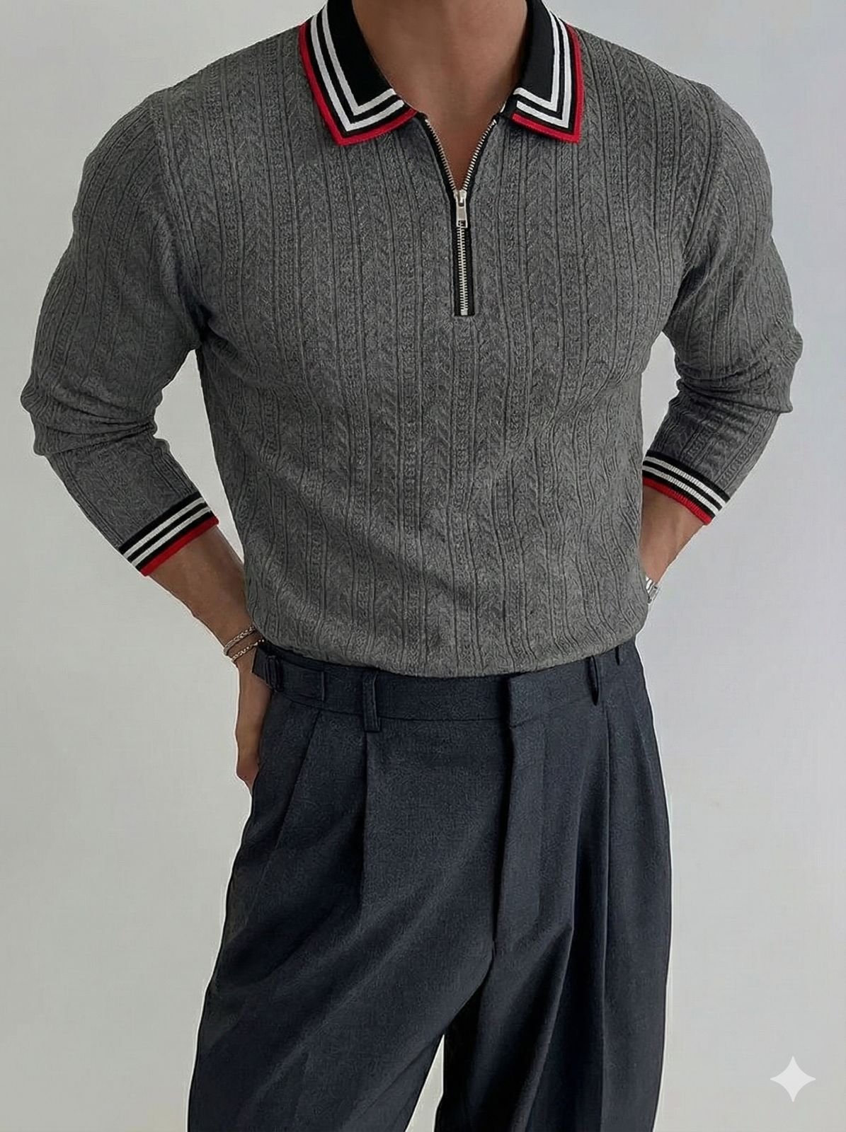 Dark Grey Pullovers  WE008